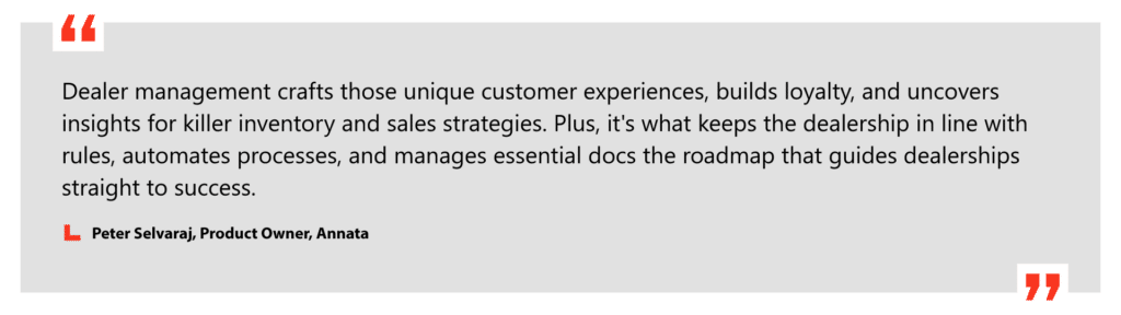 Annata Ask the Expert Series | Q&A with Peter Selvaraj: Dealer management and portal 2