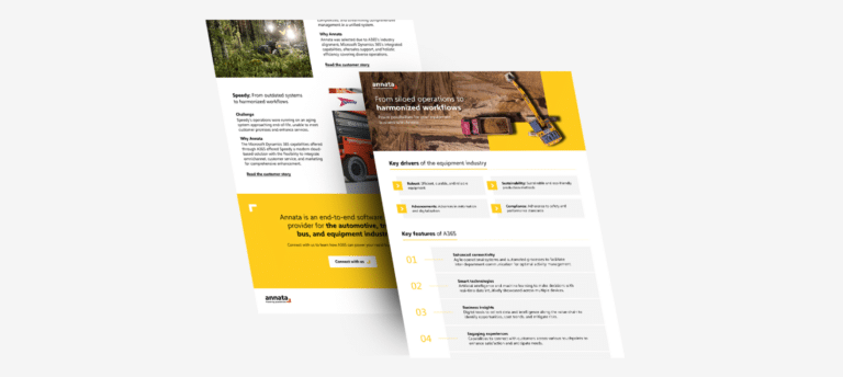 Infographic - Equipment - From siloed operations to harmonized workflows