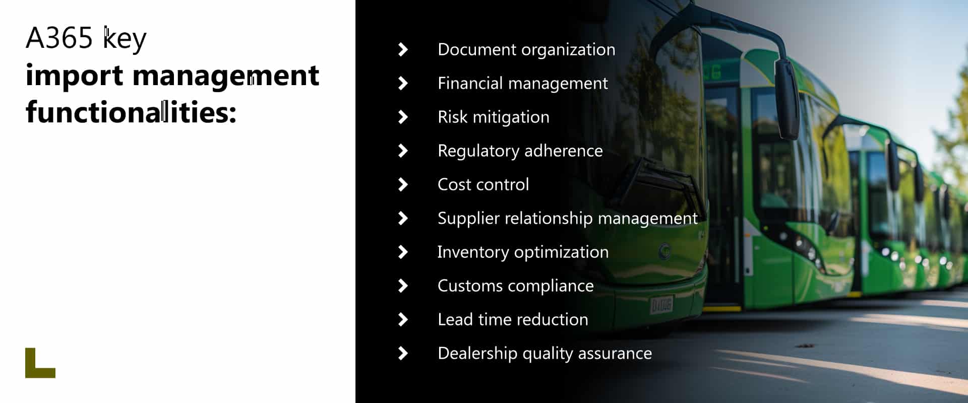 From complex processes to modernized control: Transforming import management in the truck & bus industry with A365  5